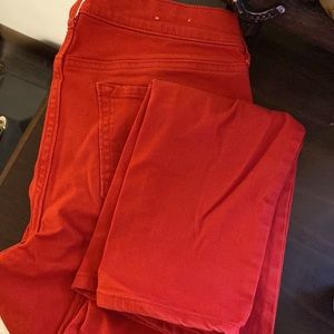 Old Navy Red Skinny Jeans